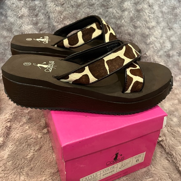 Corky’s Platform Sandals - Picture 1 of 4